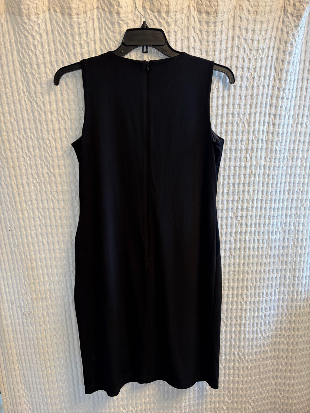 Calvin Klein Black Patchwork Midi Sheath Dress - Picture 2 of 3